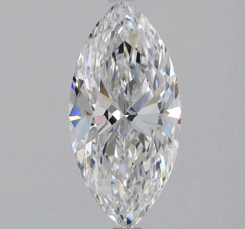 0.75 carat Marquise shape lab grown diamond
