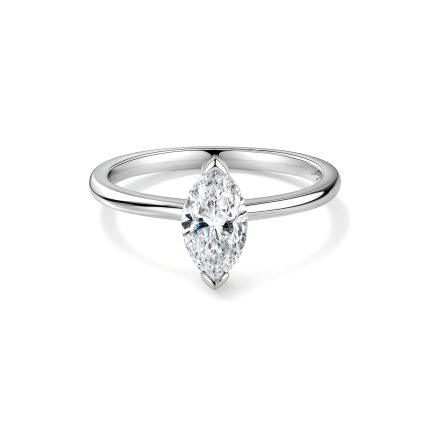 1 carat Marquise lab diamond ring