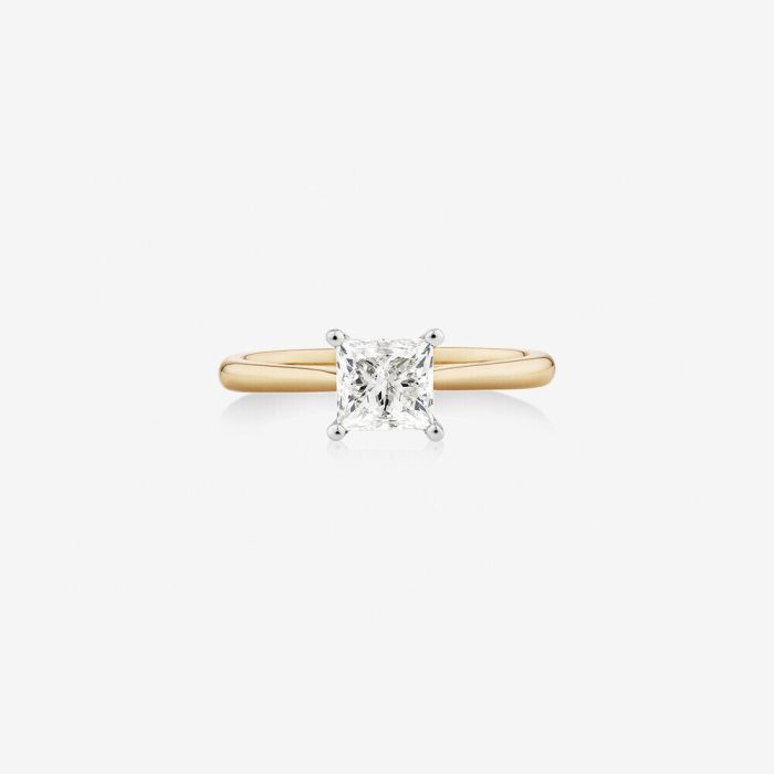1 carat Princess lab diamond ring Dubai