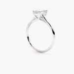 1 carat emerald cut solitaire diamond ring UAE