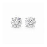 1 carat lab diamond stud earrings Dubai