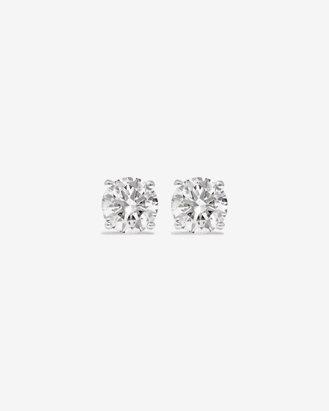 1 carat lab diamond stud earrings Dubai