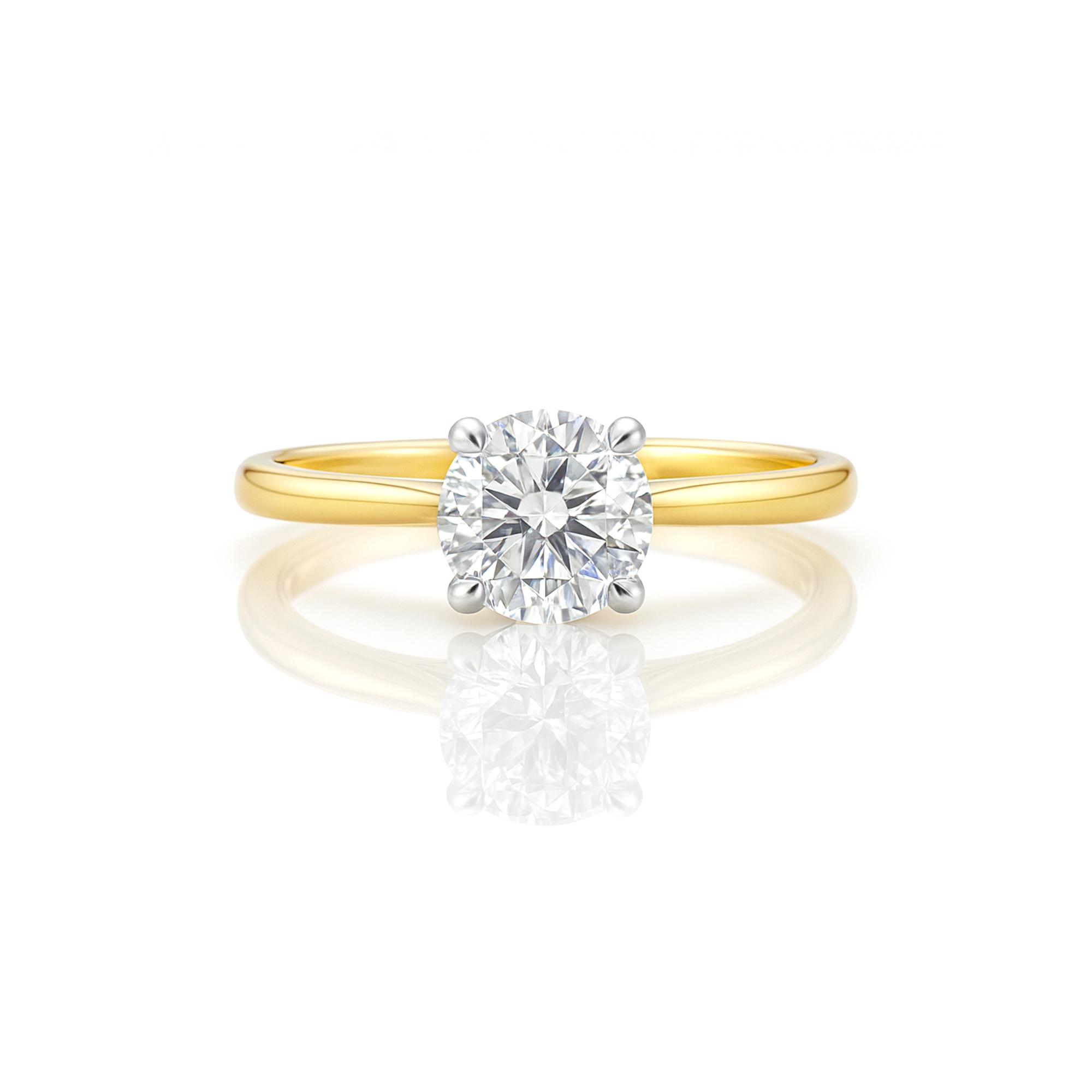 1 carat round lab diamond ring 1 carat round lab diamond ring