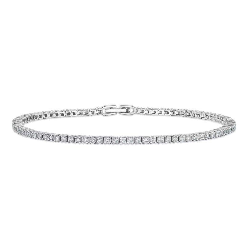 1 carat round lab diamond tennis bracelet Dubai