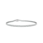 3 carat round lab diamond tennis bracelet