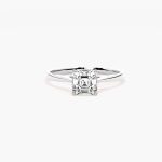 Asscher lab diamond ring Dubai