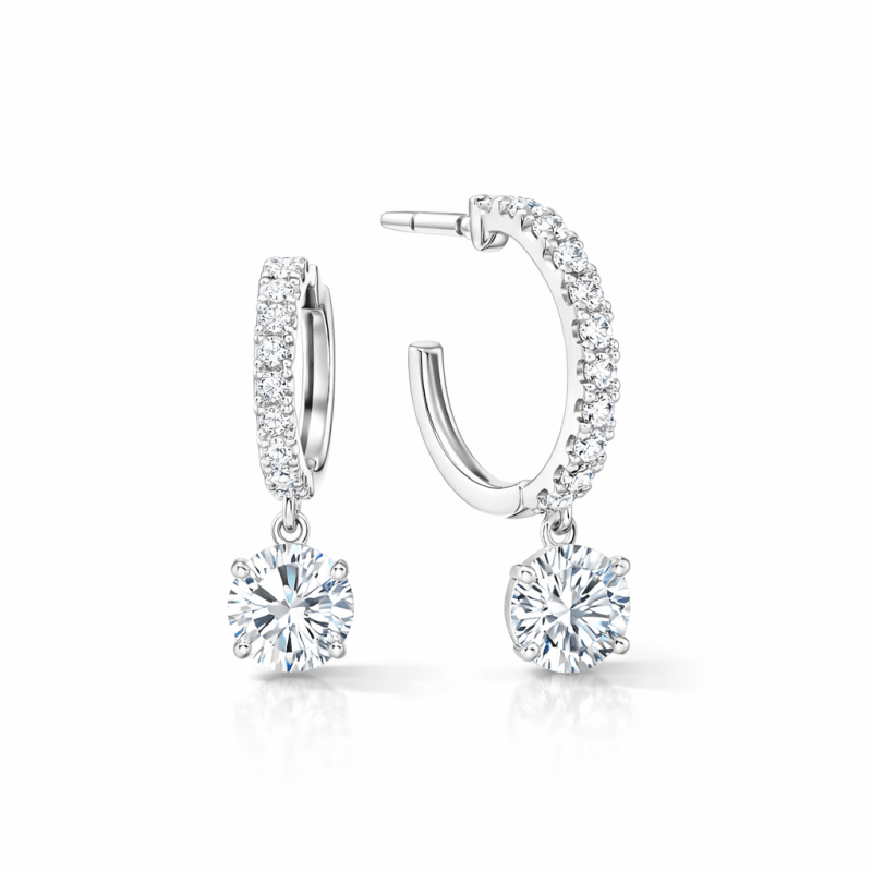 Dangling diamond Earrings Dubai