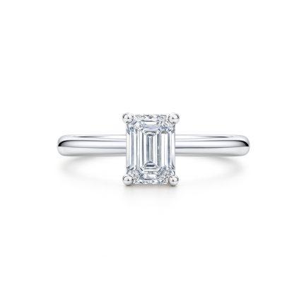Emerald cut lab grown diamond ring Dubai