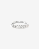 Half eternity lab grown diamond ring Dubai