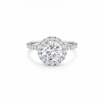Halo Lab Diamond ring Dubai