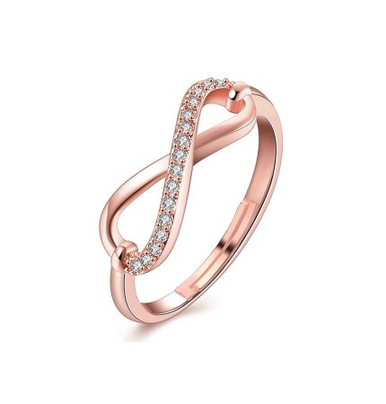 Infinity Ring with diamonds Dubai