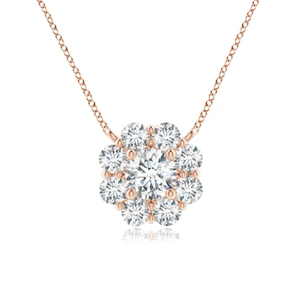 Lab Diamond Cluster pendant Dubai