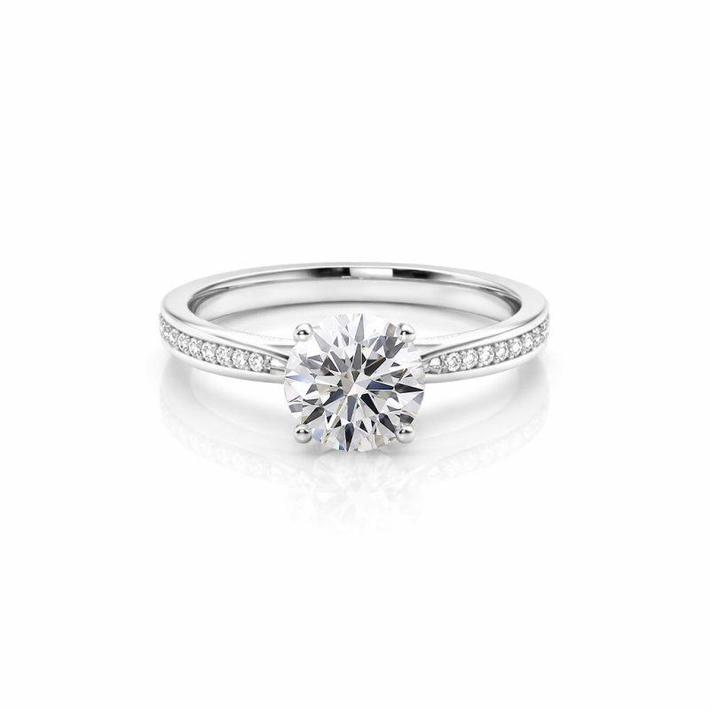 Lab Diamond Engagement ring Dubai
