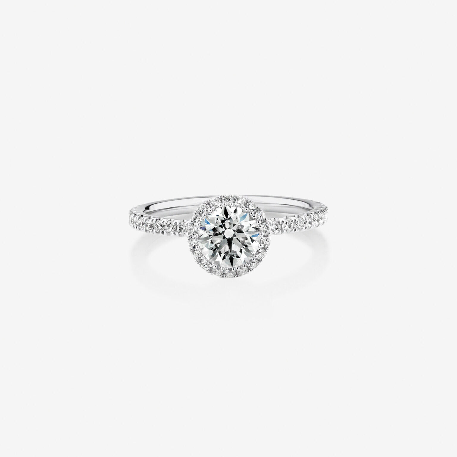 Lab Diamond Halo Engagement Ring Dubai Lab Diamond Halo Engagement Ring Dubai