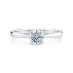 Lab Solitaire diamond ring