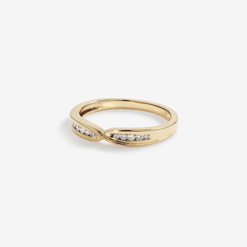 Lab diamond wedding ring UAE