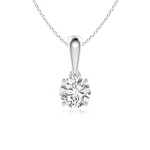 Lab grown Round Diamond Pendant Dubai