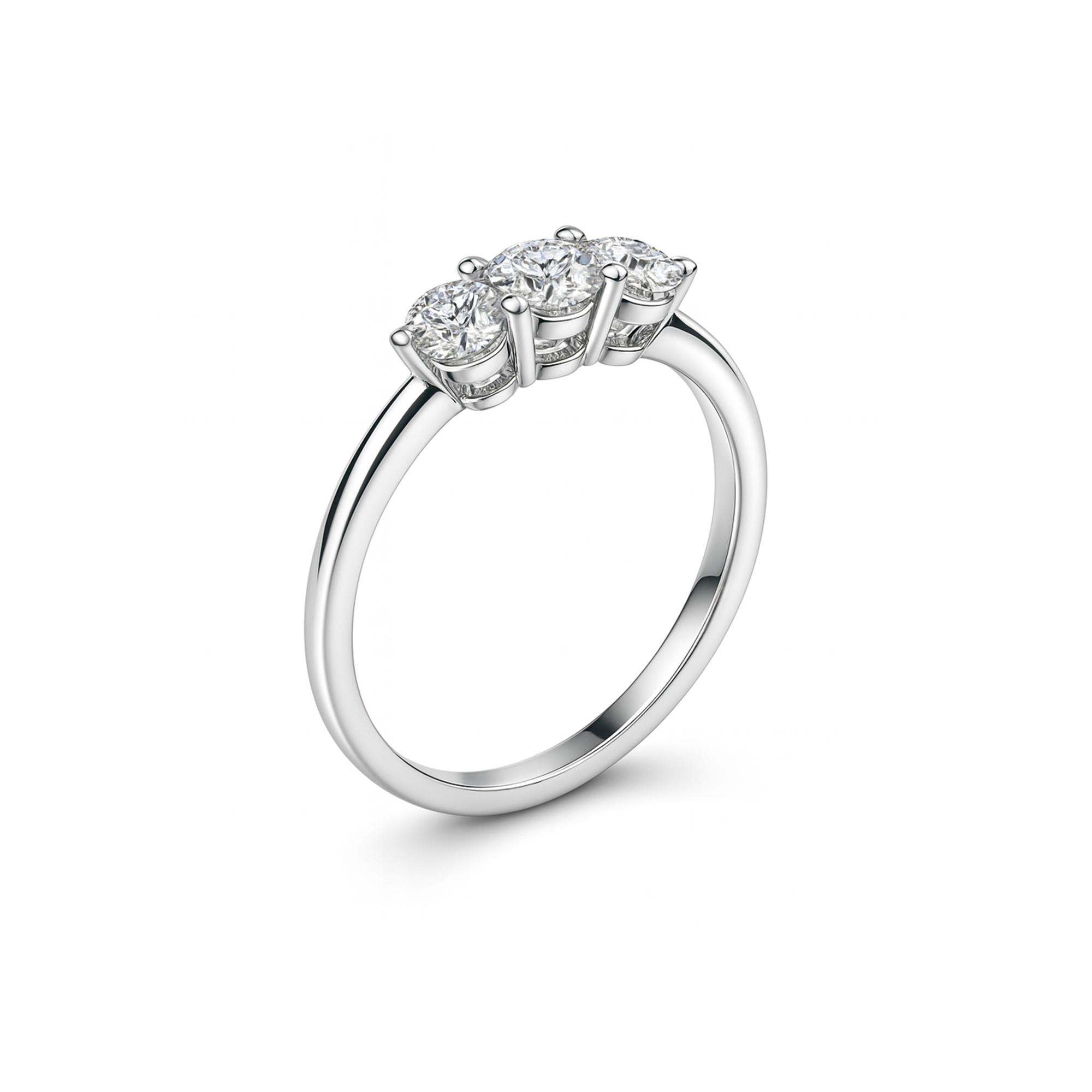 Lab grown diamond trilogy ring Lab grown diamond trilogy ring