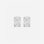 Oval Cut Diamond Stud Earrings Dubai