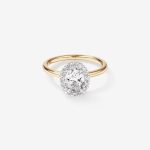 Oval Cut Halo Lab Diamond Ring Dubai