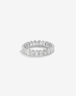 Oval Lab Grown Diamond Eternity Ring Dubai