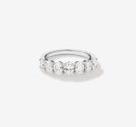 Oval lab Diamond half eternity ring Dubai
