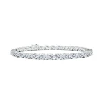 Oval lab grown diamond bracelet Dubai