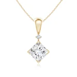 Princess Lab Diamond Pendant Dubai
