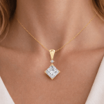 Princess Lab Diamond Pendant Dubai