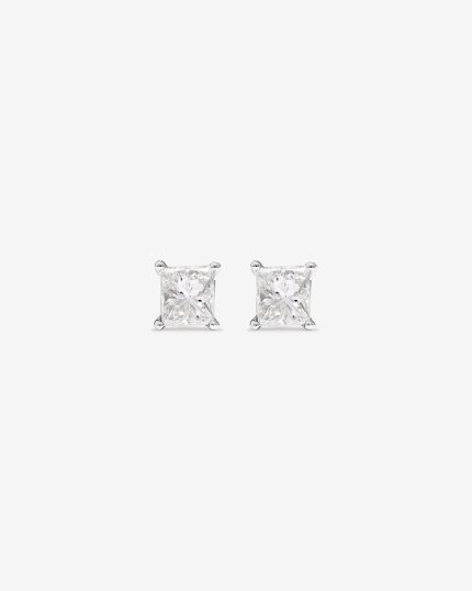Princess lab Diamond Stud Earrings Dubai