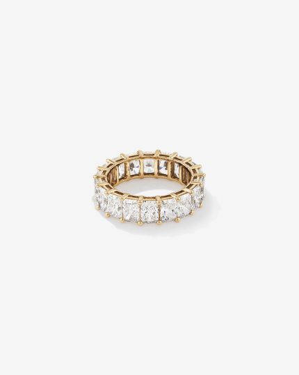 Radiant Cut Lab Grown Diamond Eternity Ring