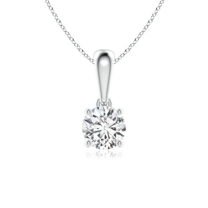 Round Lab diamond pendant Dubai