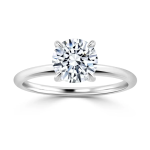 Round diamond Solitaire ring Dubai