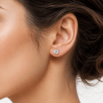 Stud diamond earrings Dubai