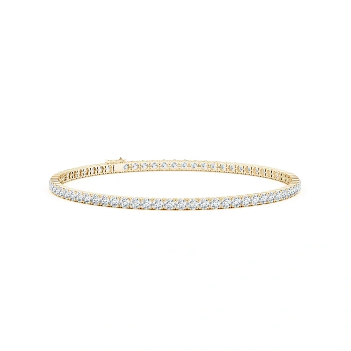 Tennis lab diamond bracelet in 2 carat