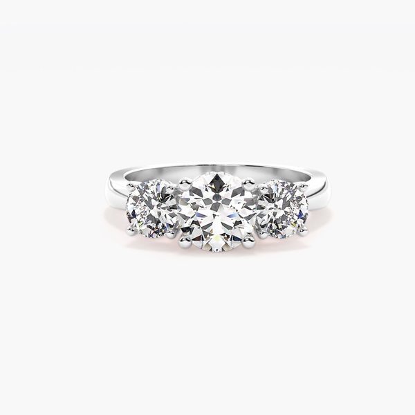 Trilogy lab diamond ring Dubai