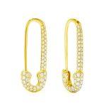 Safety pin earrings Dubai