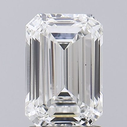 5.01 carat Emerald shape lab grown diamond