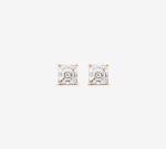 Asscher Cut Diamond Stud Earrings