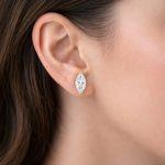 Marquise Diamond Stud Earrings Dubai
