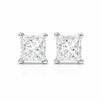 Princess Diamond Stud Earrings Dubai