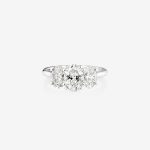 Three oval diamond ring Dubai