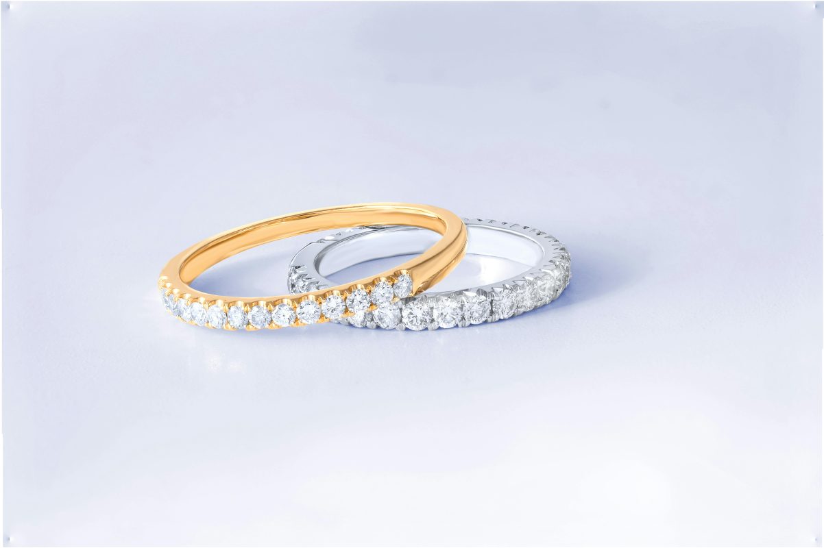 Lab Grown Diamond eternity rings Dubai