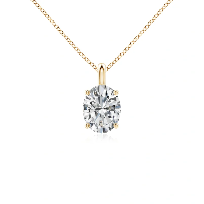 Oval Diamond Pendant Dubai