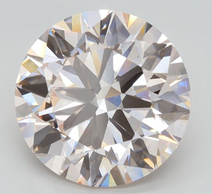 7.52 carat round Pink Lab Grown Diamond Dubai