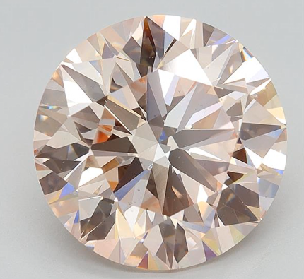 8 carat round Pink Lab Grown Diamond Dubai