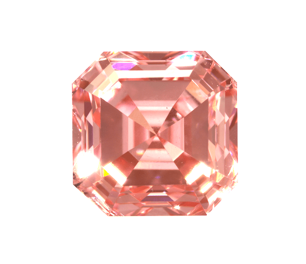 4.56 carat Asscher Pink Lab Grown Diamond 4.56 carat Asscher Pink Lab Grown Diamond