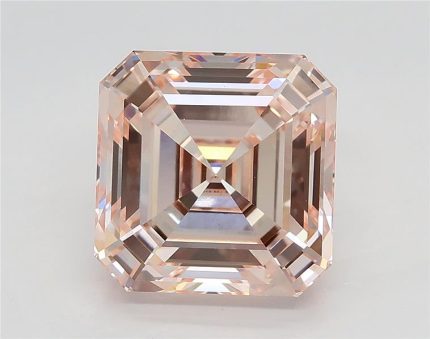 5.01 Carat Asscher Blue Lab Grown Diamond