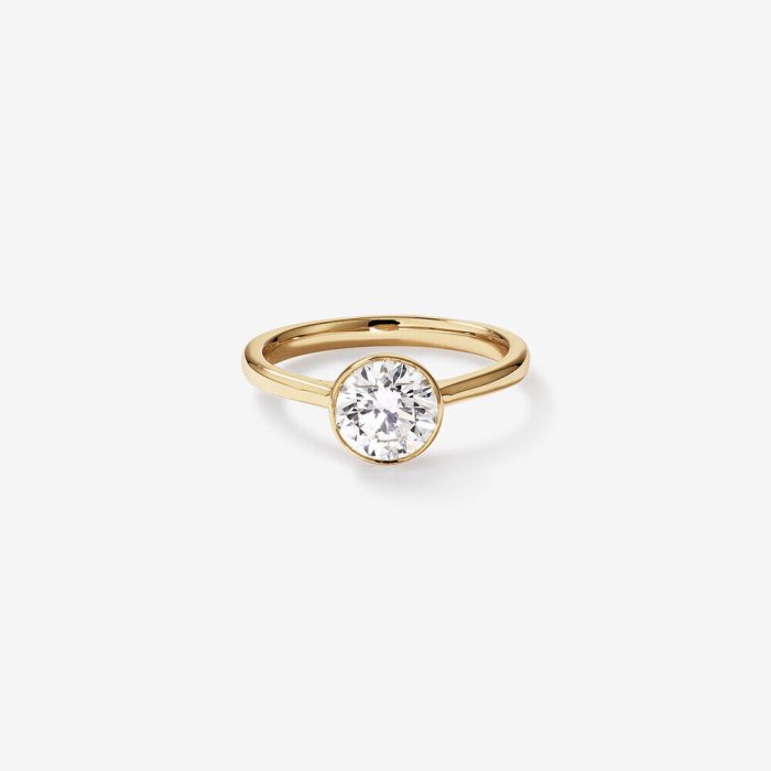 Bezel Diamond Ring Dubai