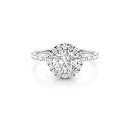 Diamond ring With Halo Dubai